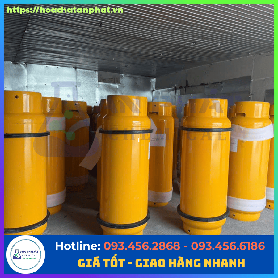 Khí Clo Hóa Lỏng - Cl2, Việt Trì, Bình 40 - 400 kg, 