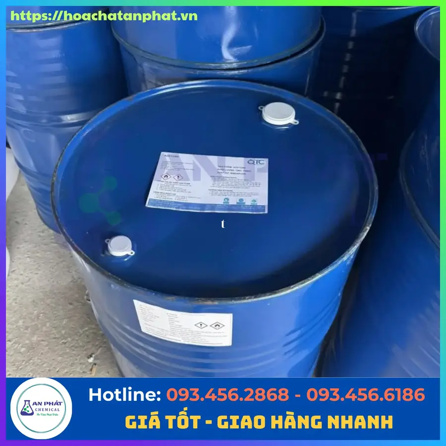 Acetone C3H6O 99%, Hàn Quốc, Phuy 160kg