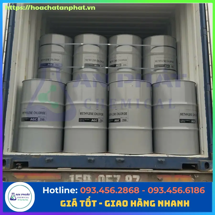 Methylene Chloride ( MC) CH2Cl2 99%, Nhật, Phuy 250kg