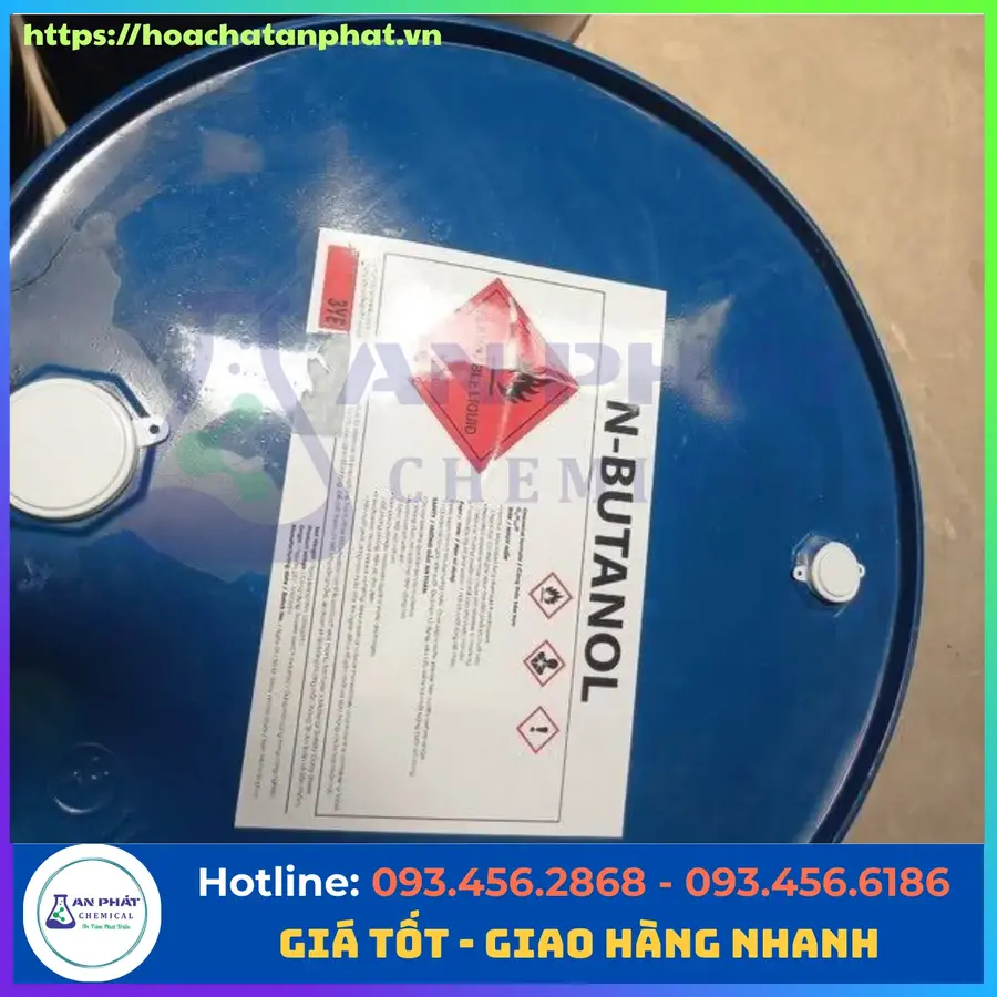 n-Butanol C4H9OH 99.5%, Trung Quốc, 165kg/phuy