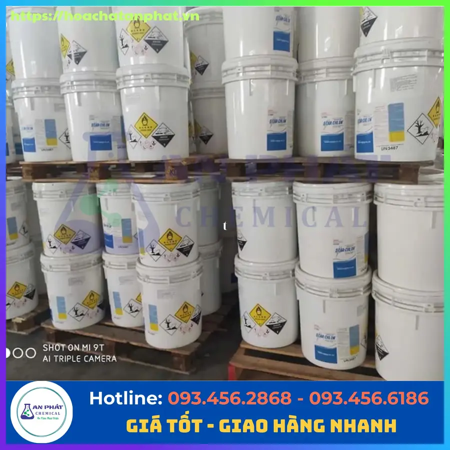 Chlorine ( Clo) Nankai Nhật Ca(OCl)2 70%, Nhật, Thùng 45kg