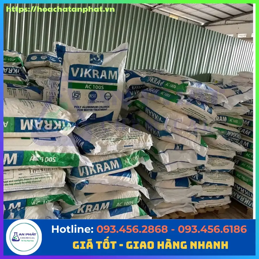 PAC ( Trợ lắng) Ấn Độ 31%, Ấn Độ, Bao 25kg