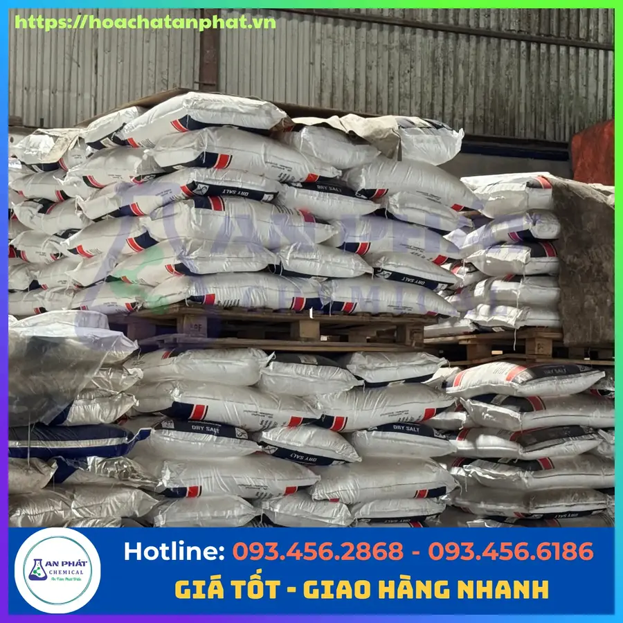 Refined Salt ( TRS) NaCl 99.9%, Thái Lan, 50kg/bao