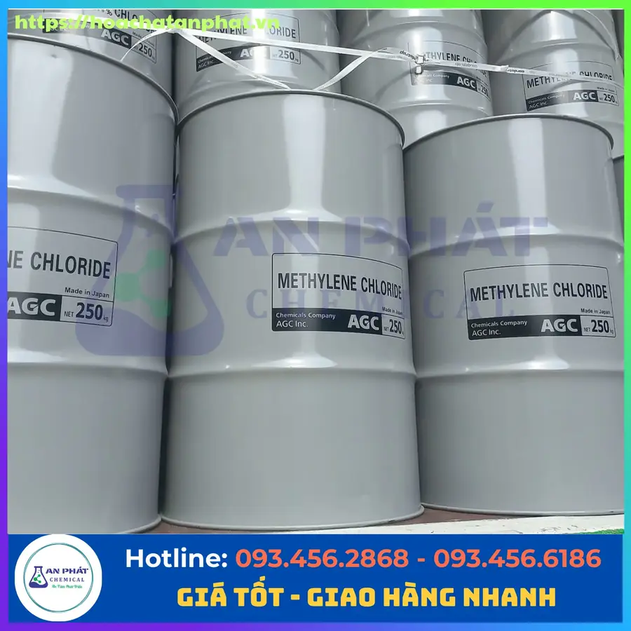 Methylene Chloride ( MC) CH2Cl2 99%, Nhật, Phuy 250kg