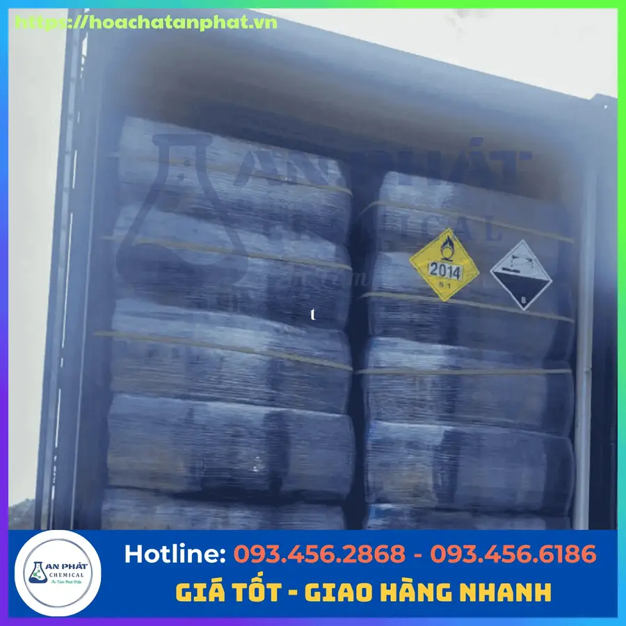 Hydrogen Peroxide ( Oxy Già) H2O2 50%, Hàn Quốc, Can 30kg