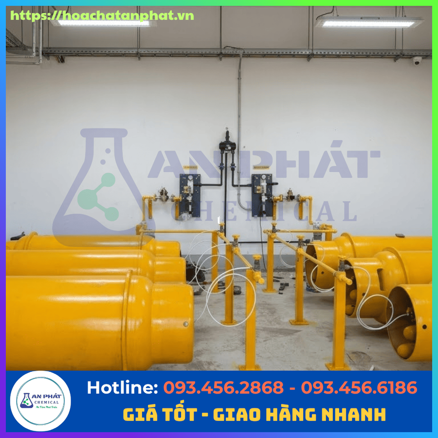 Khí Clo Hóa Lỏng - Cl2, Việt Trì, Bình 40 - 400 kg, 
