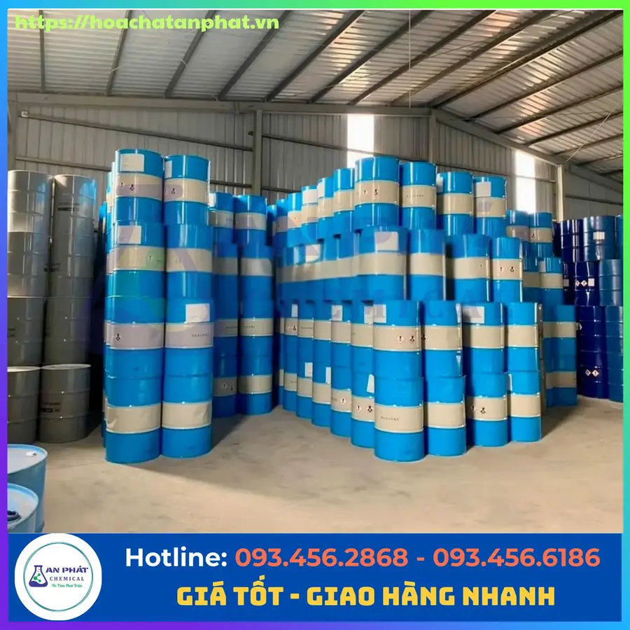 Methylene Chloride ( MC) CH2Cl2 99%, Đài Loan, Phuy 260kg