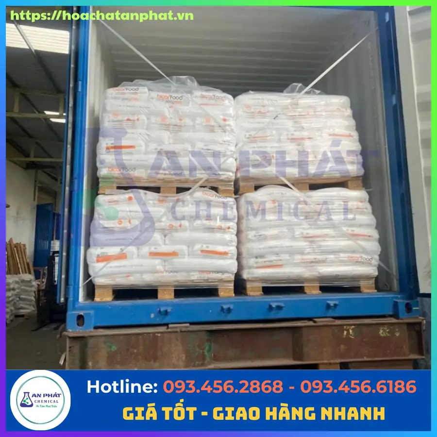 Sodium Bicarbonate (Banking Soda, Bicar Food) NaHCO3 99%, Thái Lan, Bao 25kg