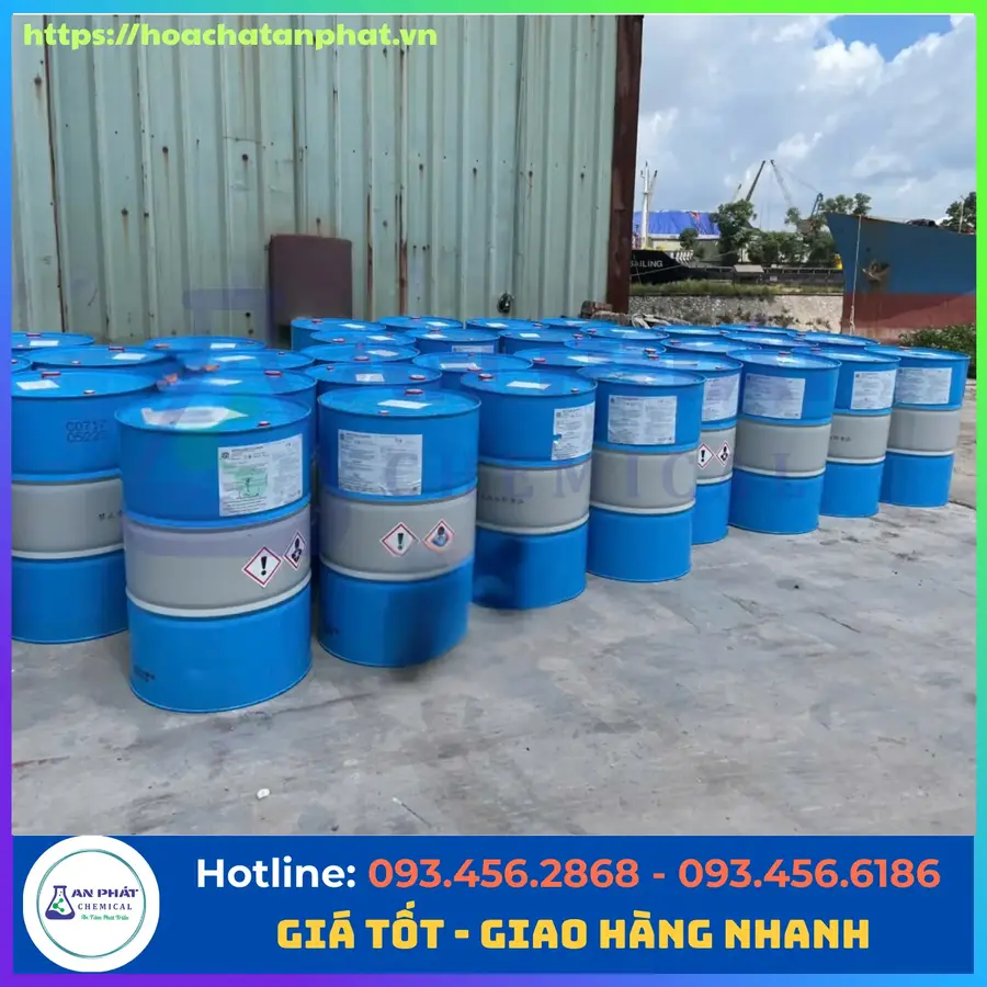 Methylene Chloride ( MC) CH2Cl2 99%, Đài Loan, Phuy 260kg