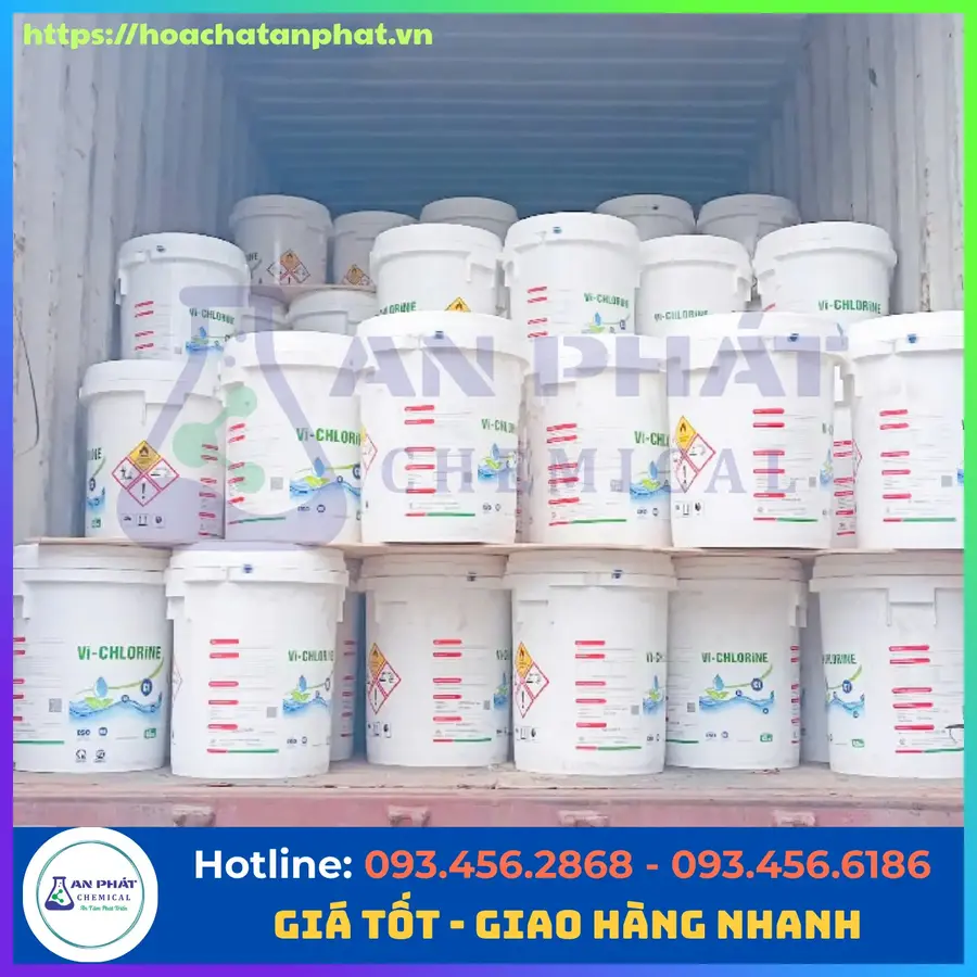 Vi Chlorine ( Clo Việt Trì) Ca(OCl)2 70%, Việt Nam, Thùng 45kg