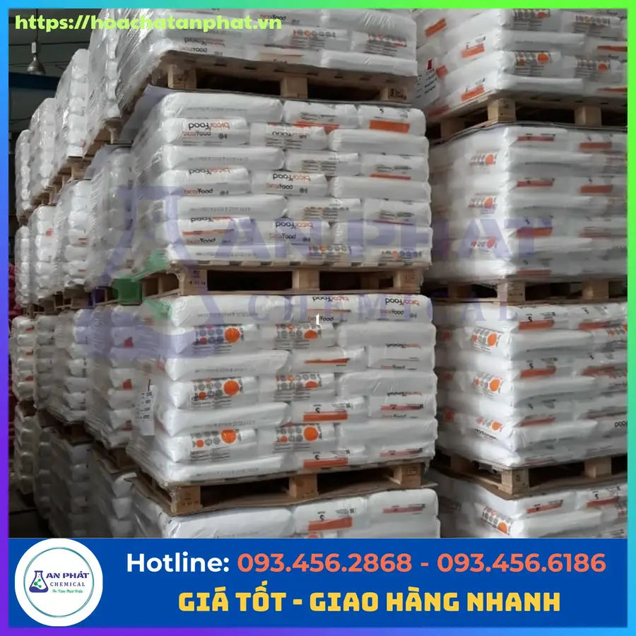 Sodium Bicarbonate (Banking Soda, Bicar Food) NaHCO3 99%, Thái Lan, Bao 25kg