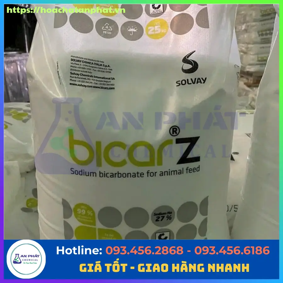 Sodium Bicarbonate (Banking Soda - Bicar Z) NaHCO3 99%, Thái Lan, Bao 25kg
