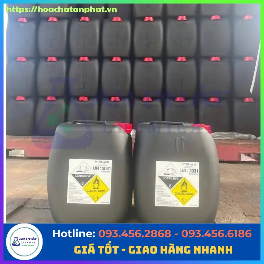 Nitric Acid HNO3 68%, Hàn Quốc, Can 35kg