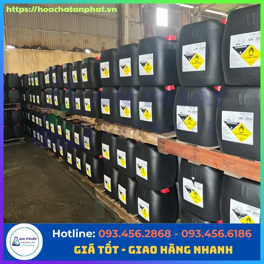 Nitric Acid HNO3 68%, Hàn Quốc, Can 35kg