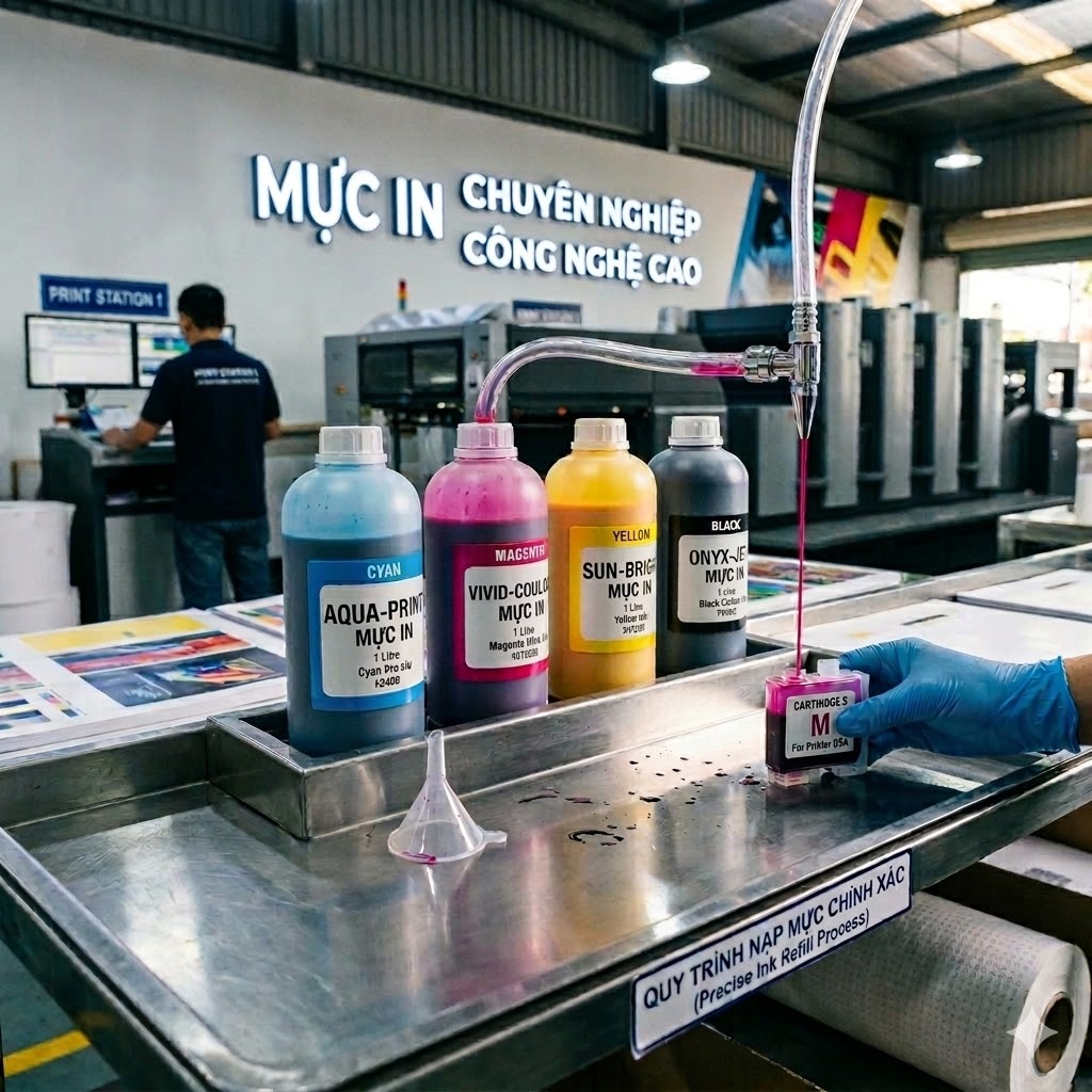 Dung môi pha mực in