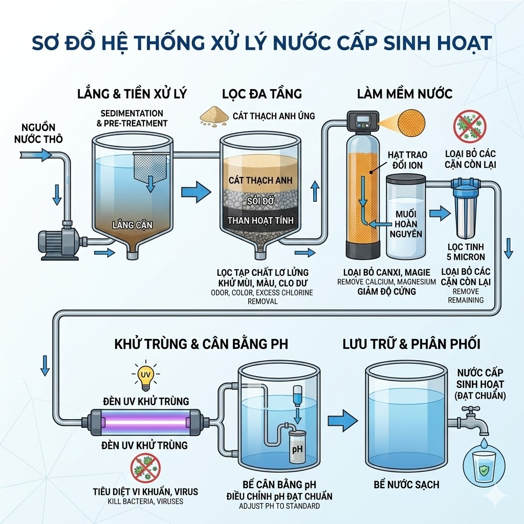 Hóa chất xử lý nước cấp