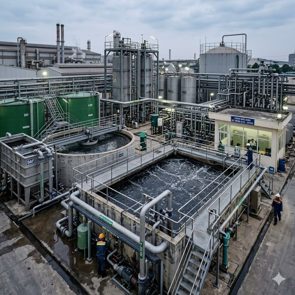 Hóa chất xử lý nước thải công nghiệp