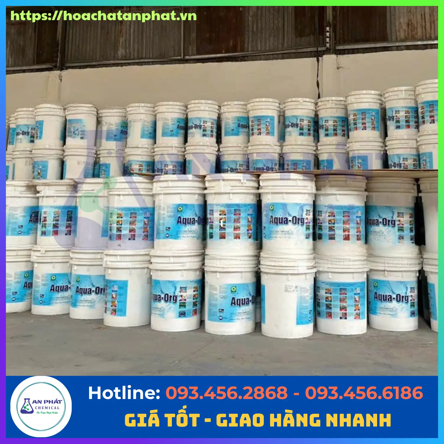 Bán Chlorine Ấn Độ (Aquafit/ORG) tại Móng Cái: Hàng chuẩn CO/CQ, Giao nhanh 24h