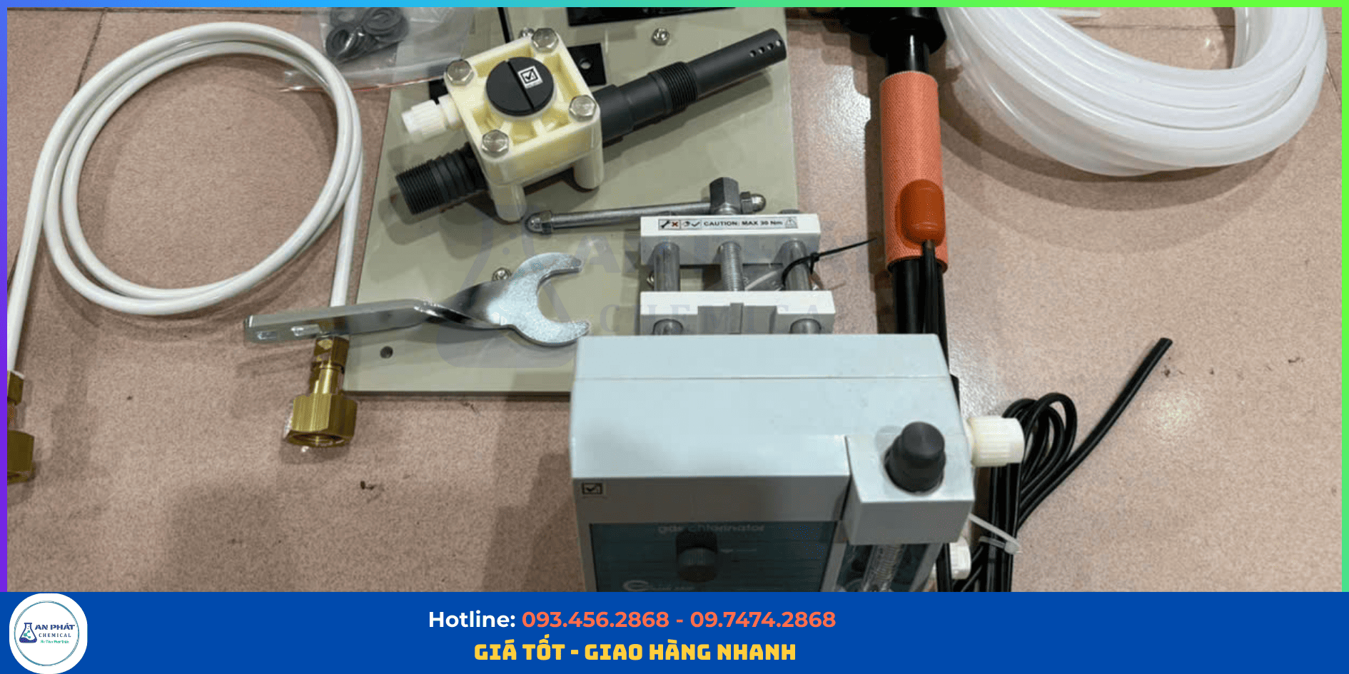 Sơ Đồ Nguyên Lý Hệ Thống Châm Clo Lỏng Chân Không Chi Tiết