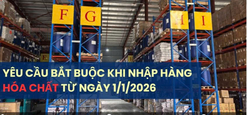 HỆ THỐNG VNIDCHECK VÀ QUY ĐỊNH PHÁP LÝ MỚI TRONG LĨNH VỰC HÓA CHẤT 2026