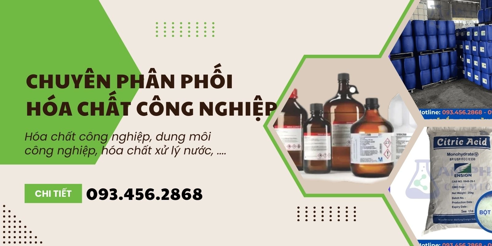 Chuyên sản xuất, phân phối <span>hóa chất cao cấp</span>